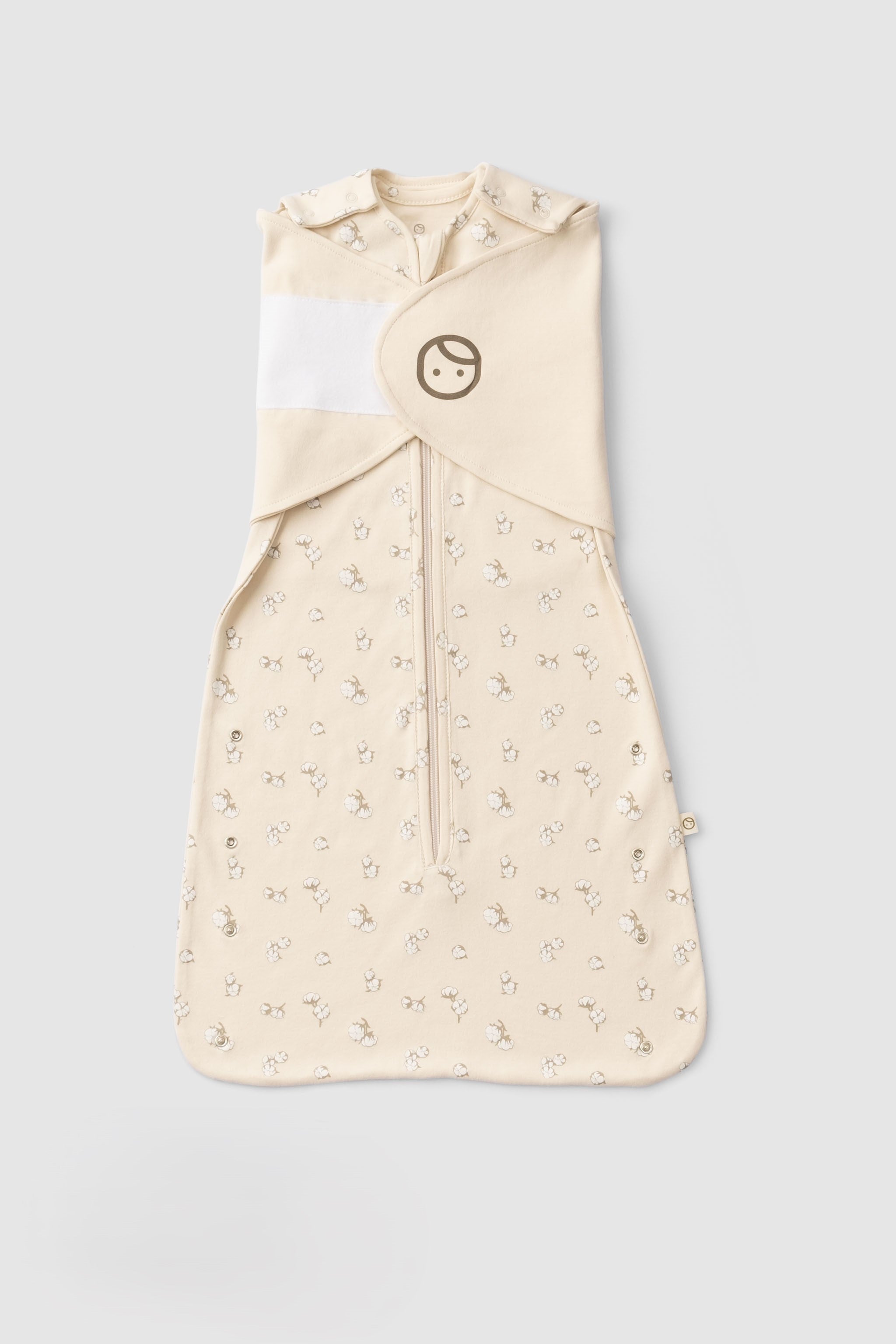 Organic Baby Sleeping Bag – Adjustable 0.5 TOG (Cotton Pattern)