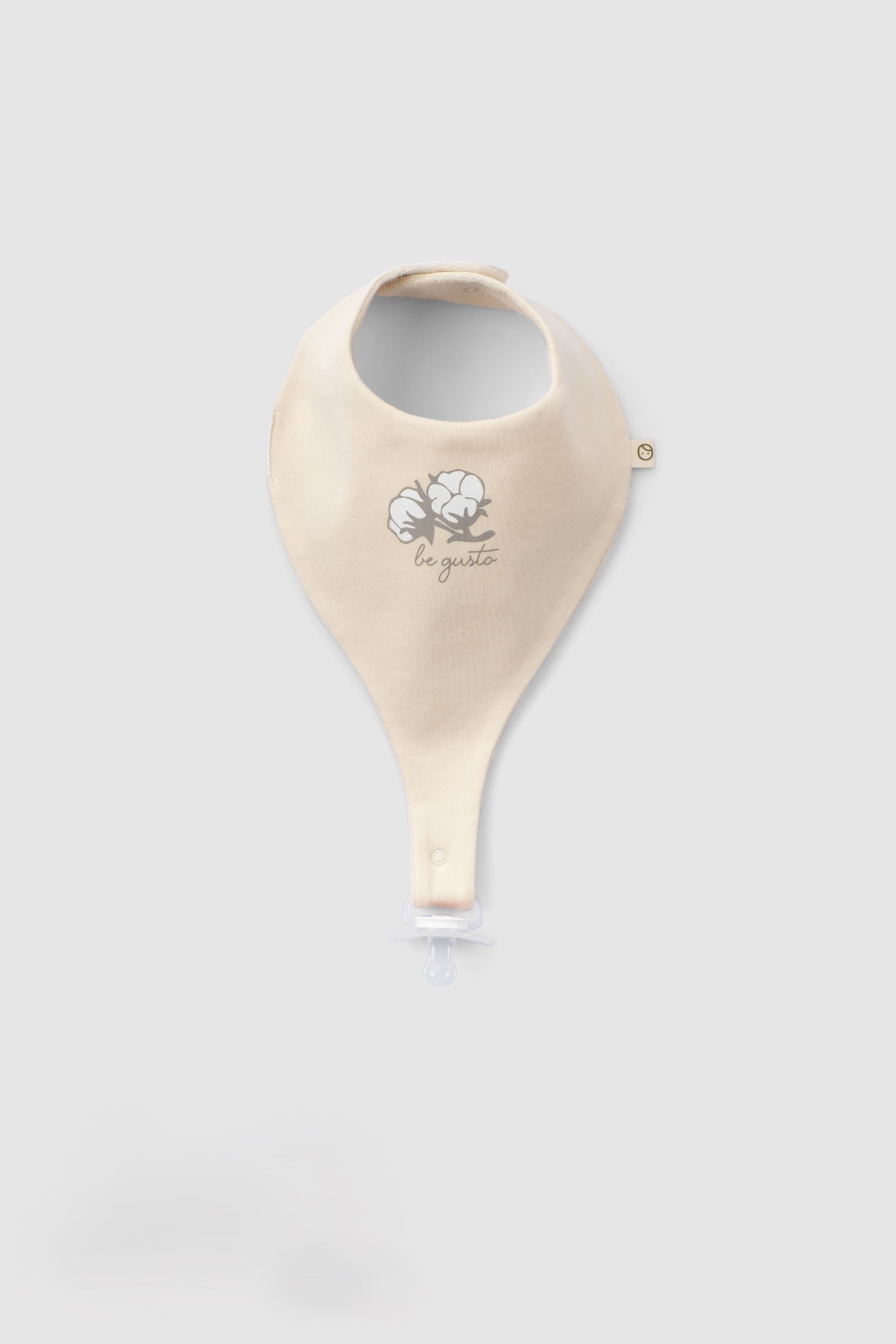 Organic Baby Bandana Bibs with Pacifier Clip – 3 Pack (Cotton Pattern)