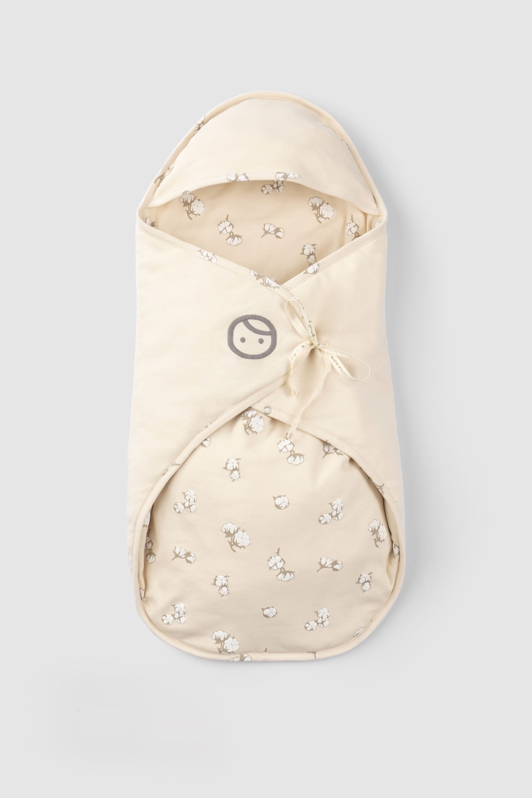 Organic Baby Swaddle Blanket – Breathable Cotton Sleep Wrap (Cotton Pattern)