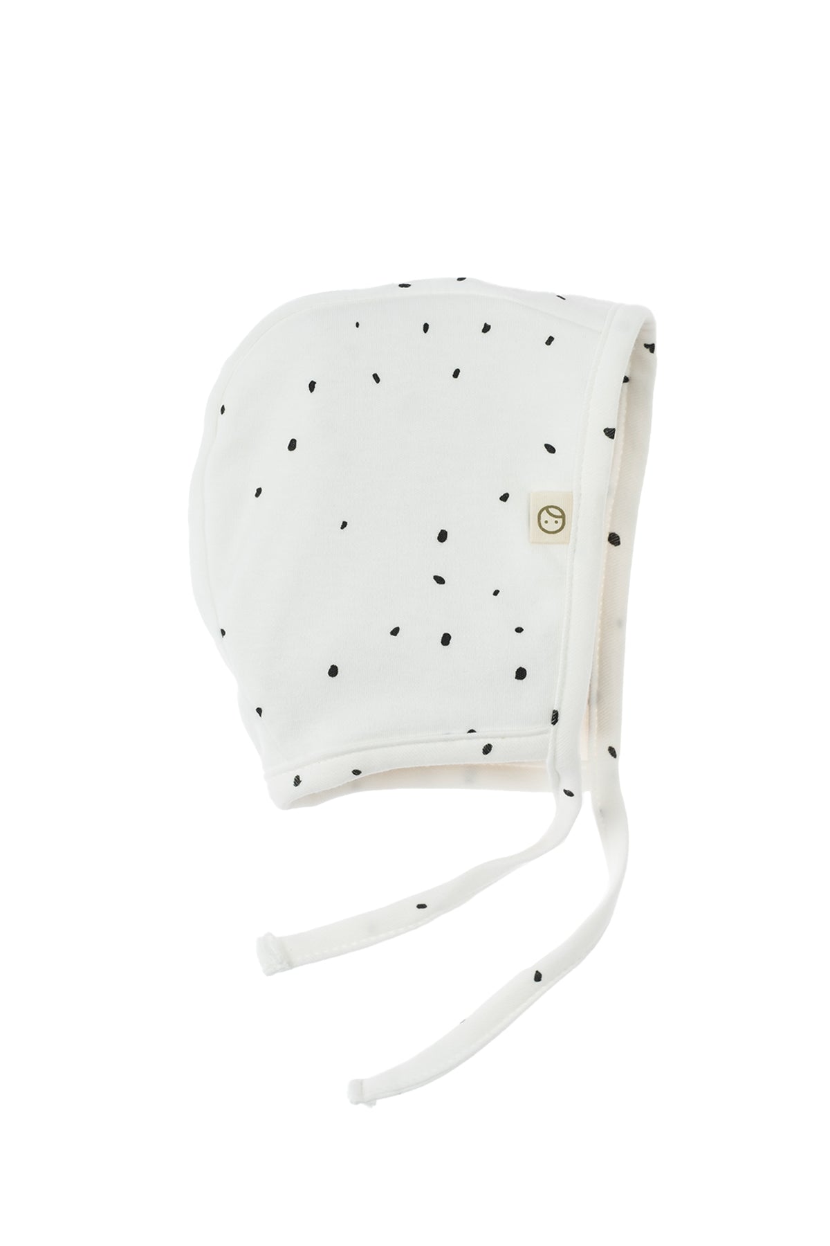 Organic Baby Beanie Hats with Earflaps – 2 Pack (Beige + White)