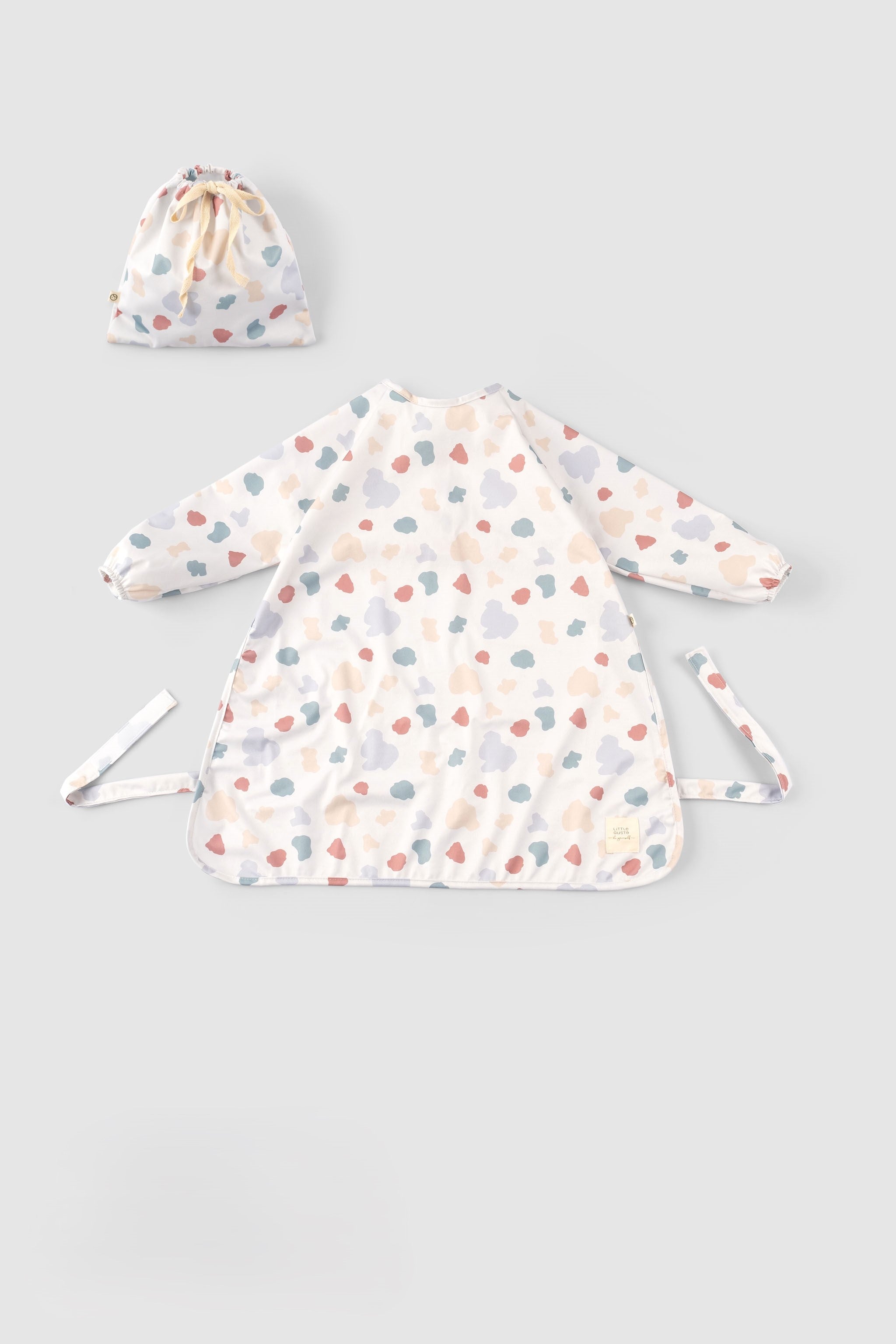 Waterproof Long Sleeve BLW Bib – Adjustable Fit (Animal Pattern)