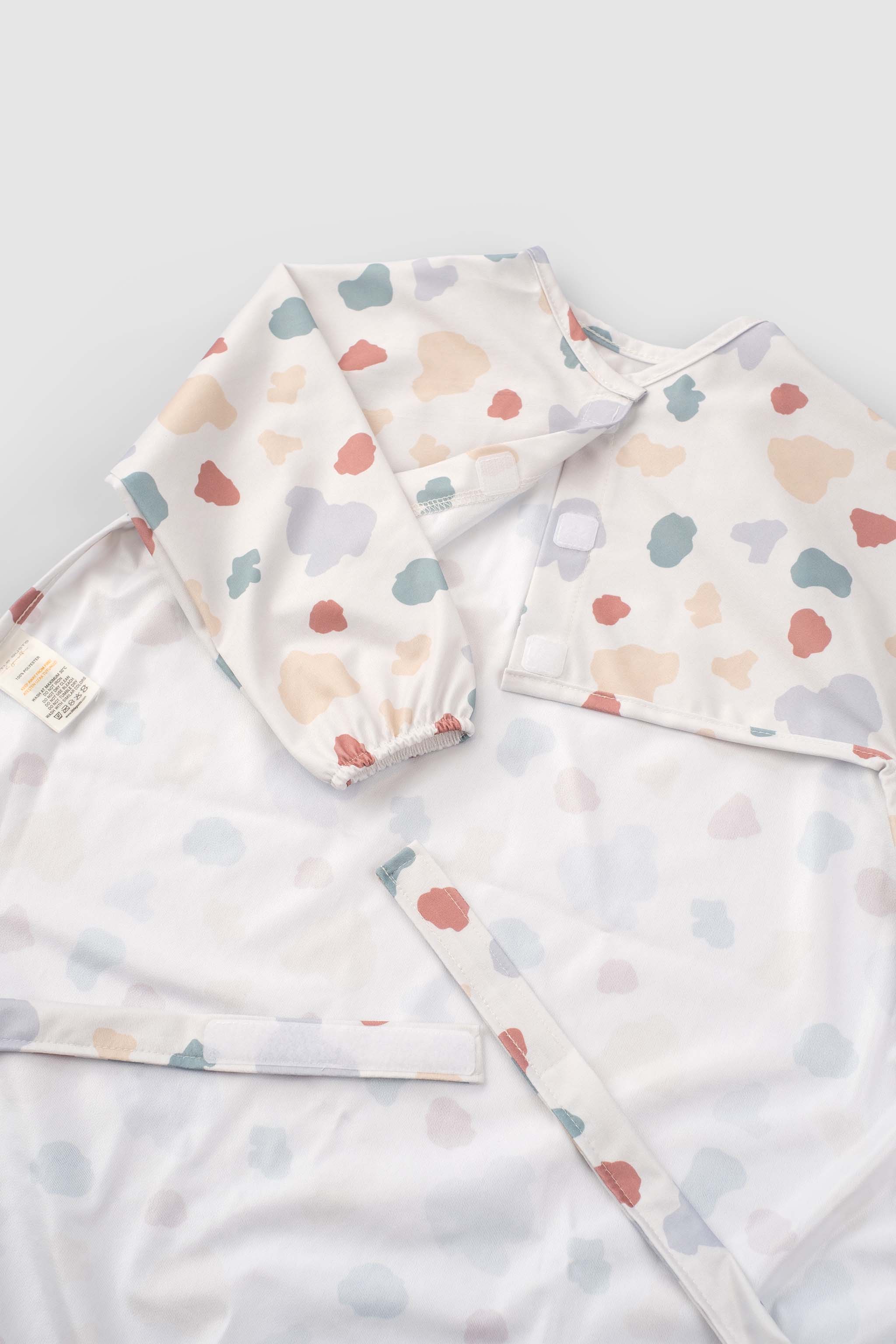 Waterproof Long Sleeve BLW Bib – Adjustable Fit (Animal Pattern)