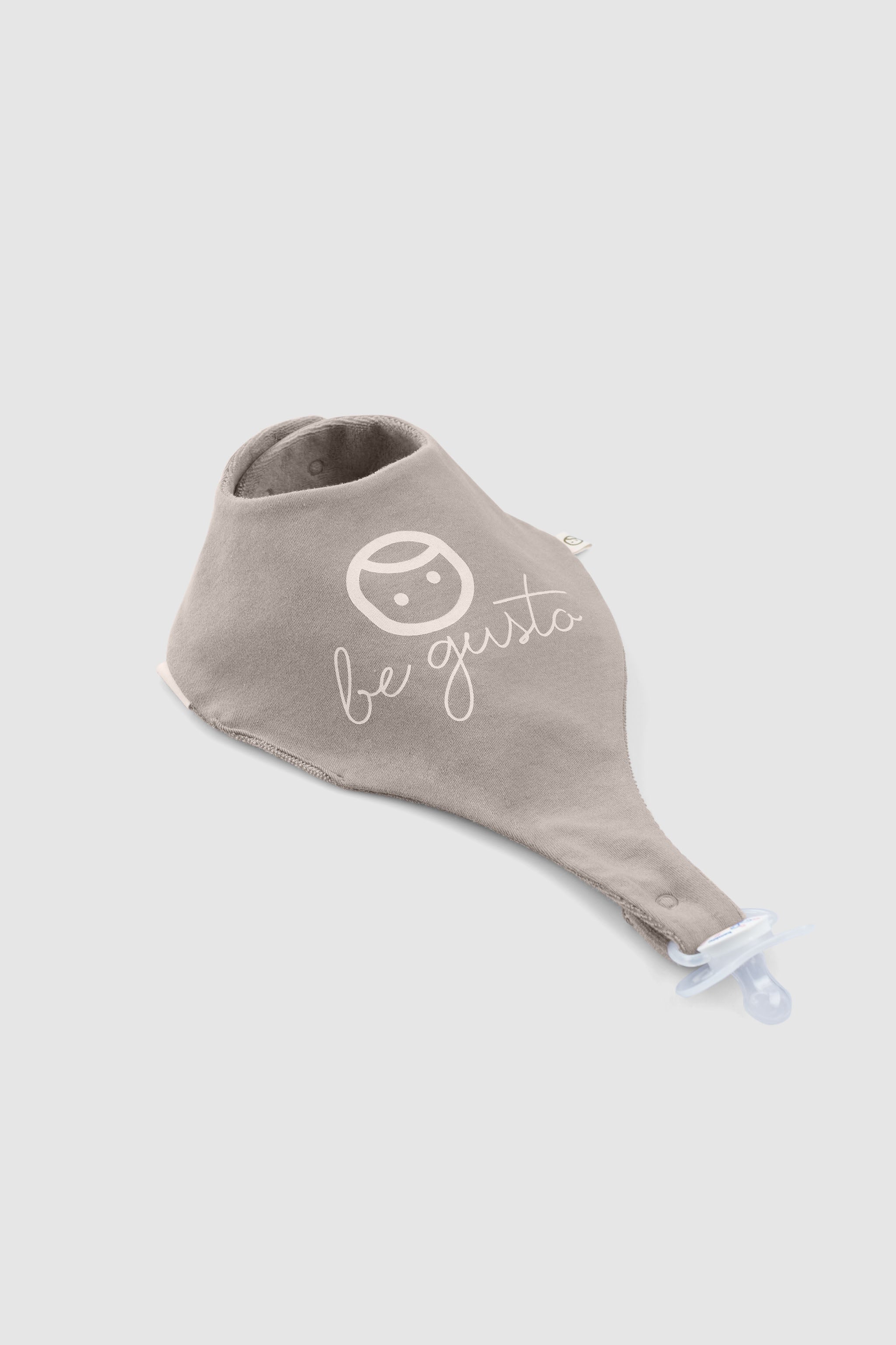 Organic Baby Bandana Bibs with Pacifier Clip – 3 Pack (Cotton Pattern)