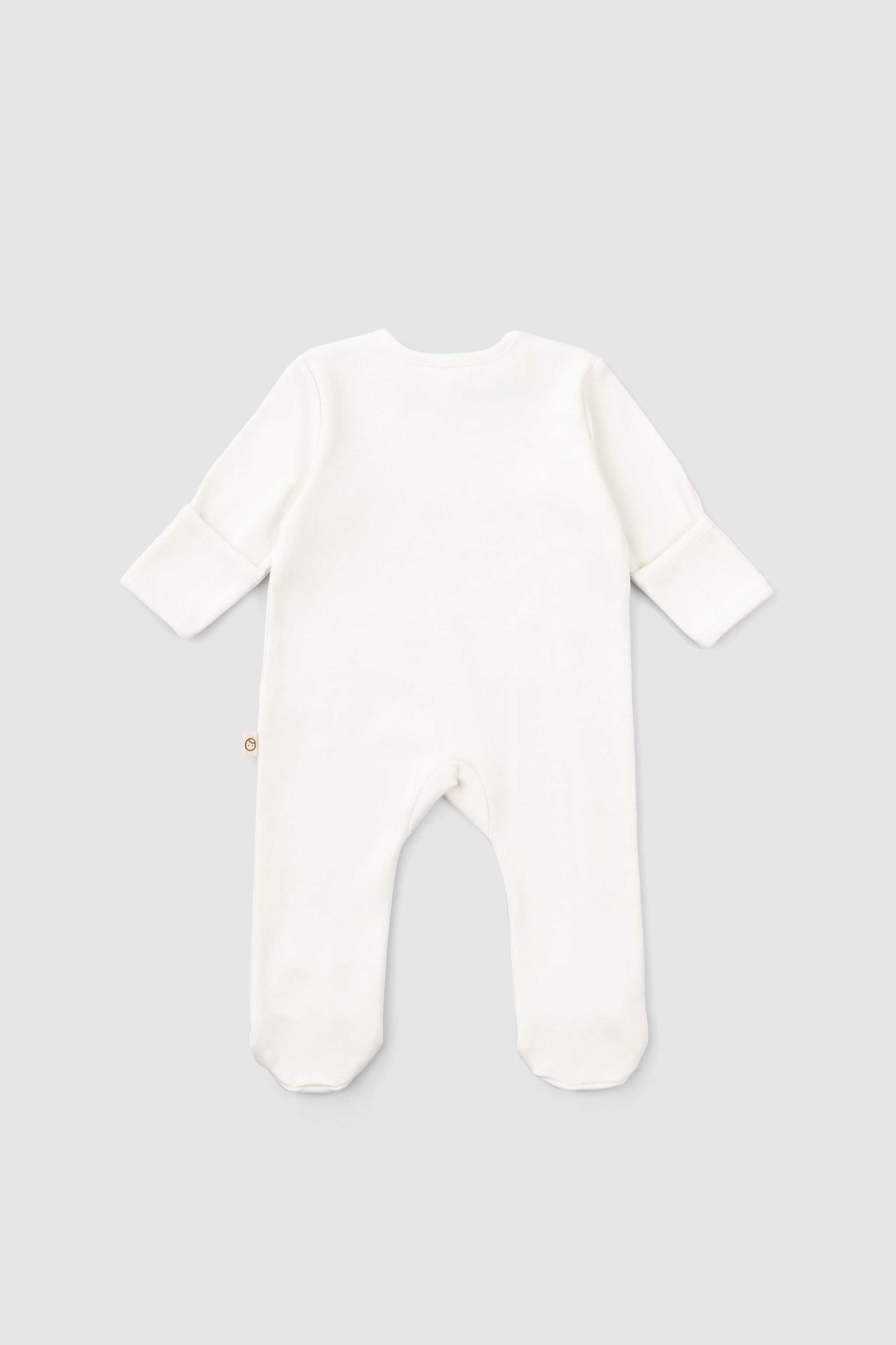 Organic Baby Sleepsuits – Long Sleeve Footed 2-Pack (Green)