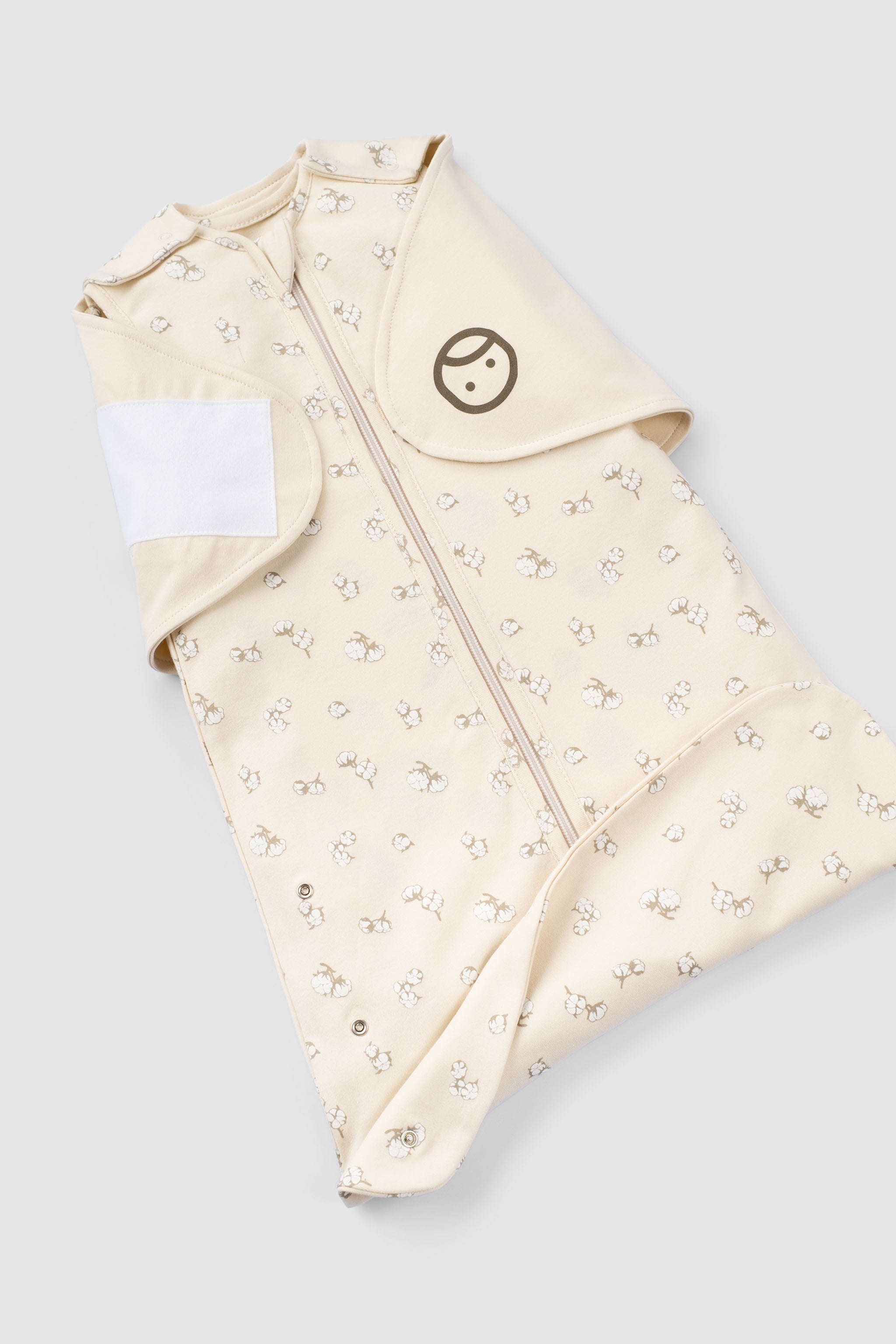 Organic Baby Sleeping Bag – Adjustable 0.5 TOG (Cotton Pattern)
