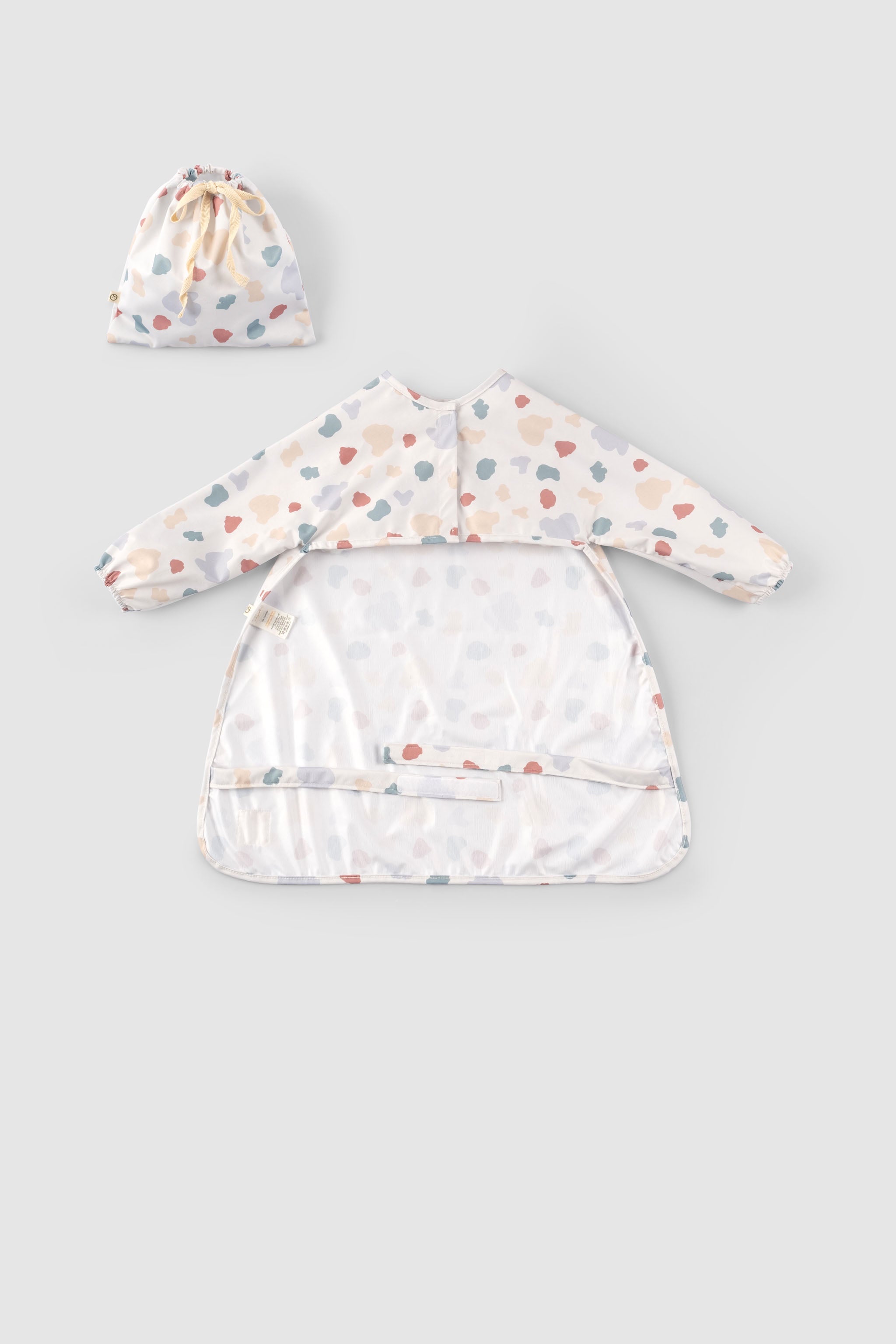 Waterproof Long Sleeve BLW Bib – Adjustable Fit (Animal Pattern)