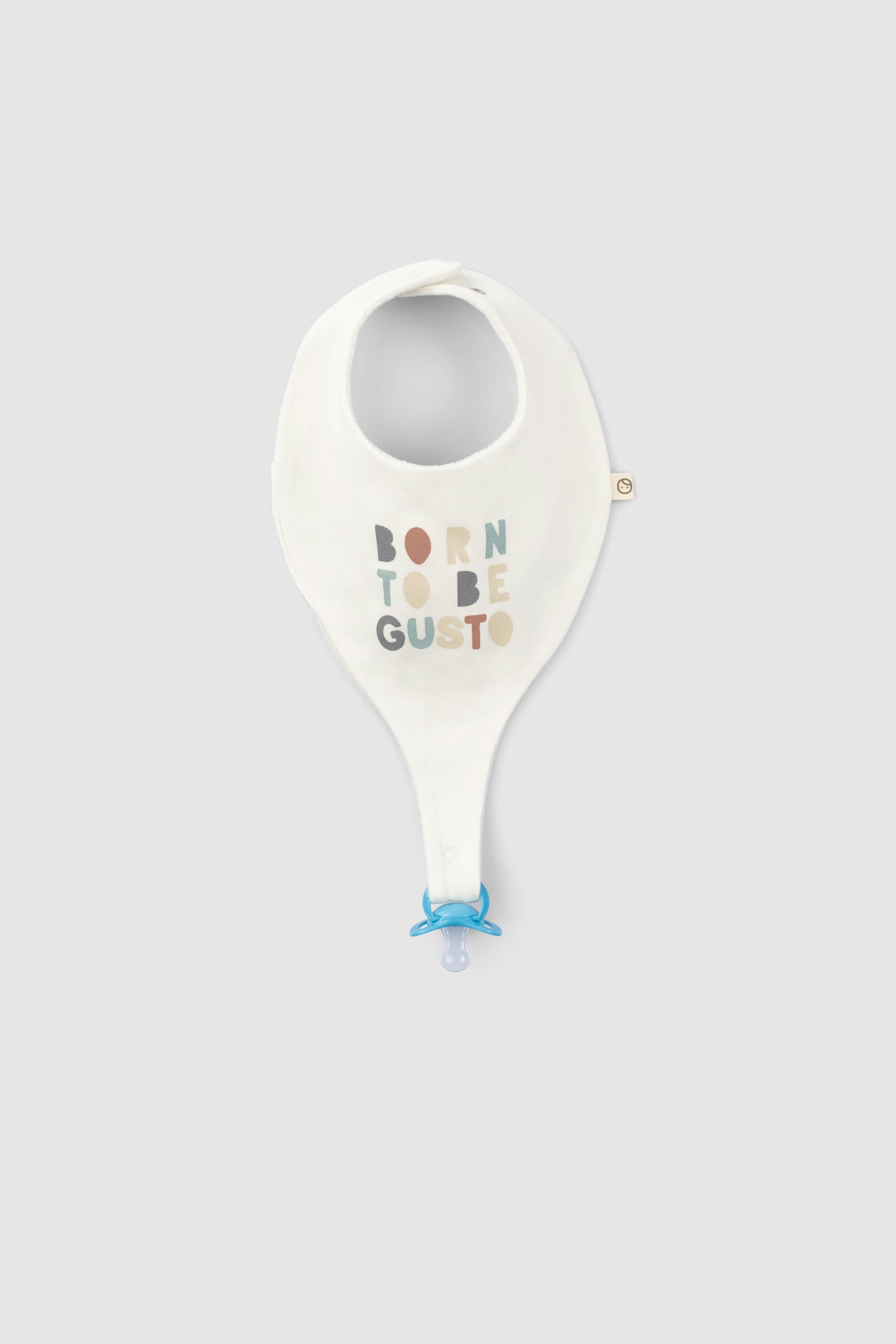 Organic Baby Bandana Bibs with Pacifier Clip - 2-Pack Teething & Drooling Set