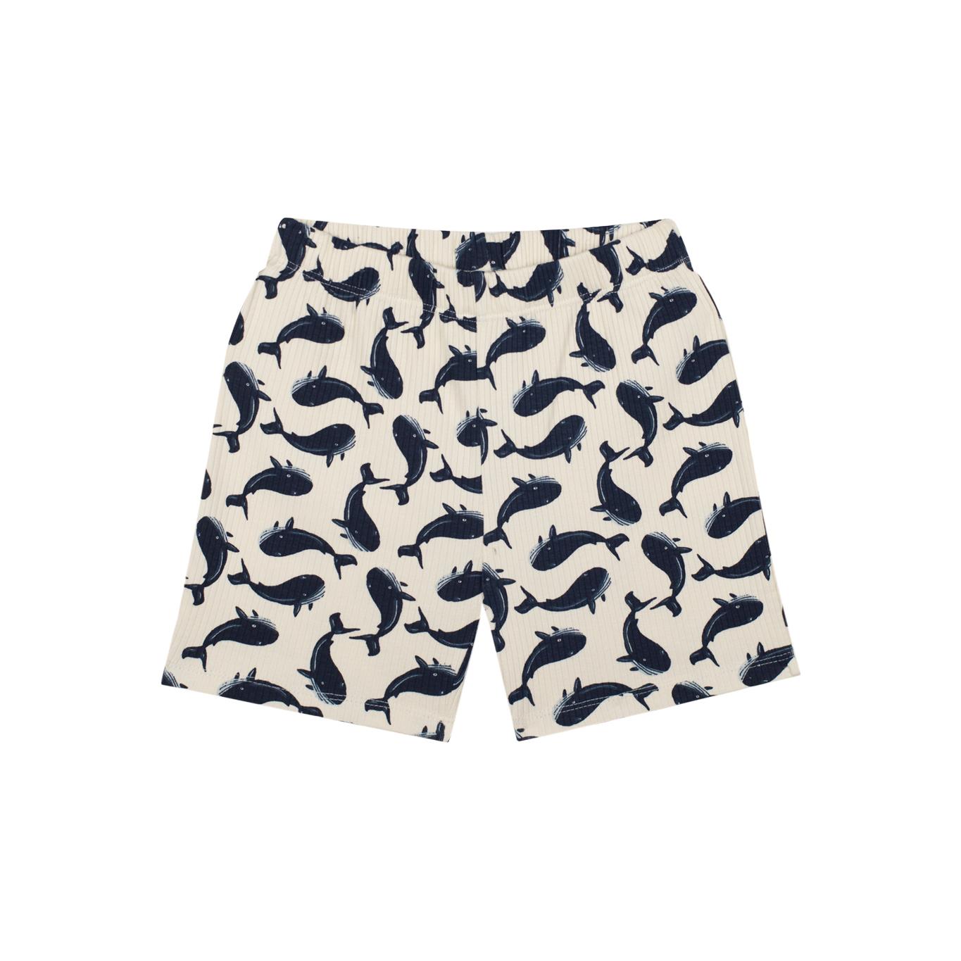 Whale Shorts Pajamas