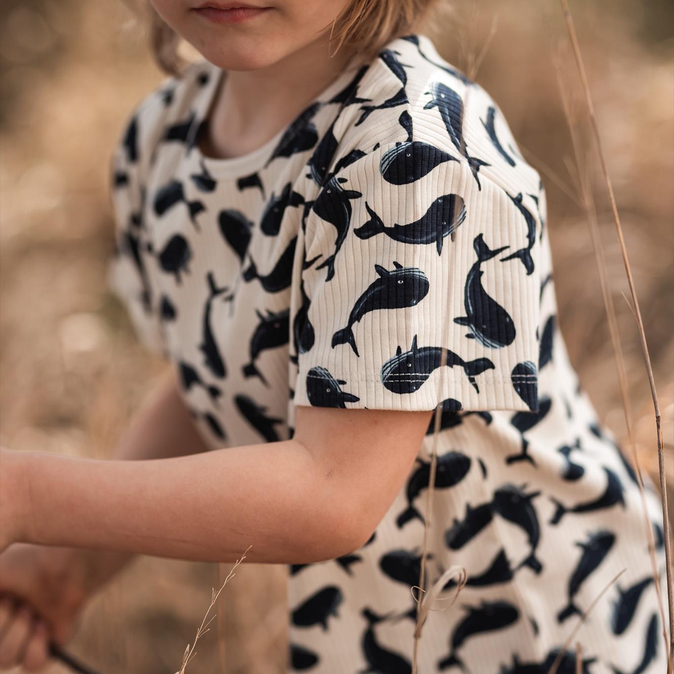 Whale Shorts Pajamas