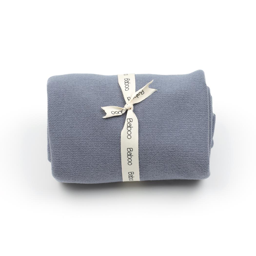 Blanket Beanie Booties Gift Set Blue