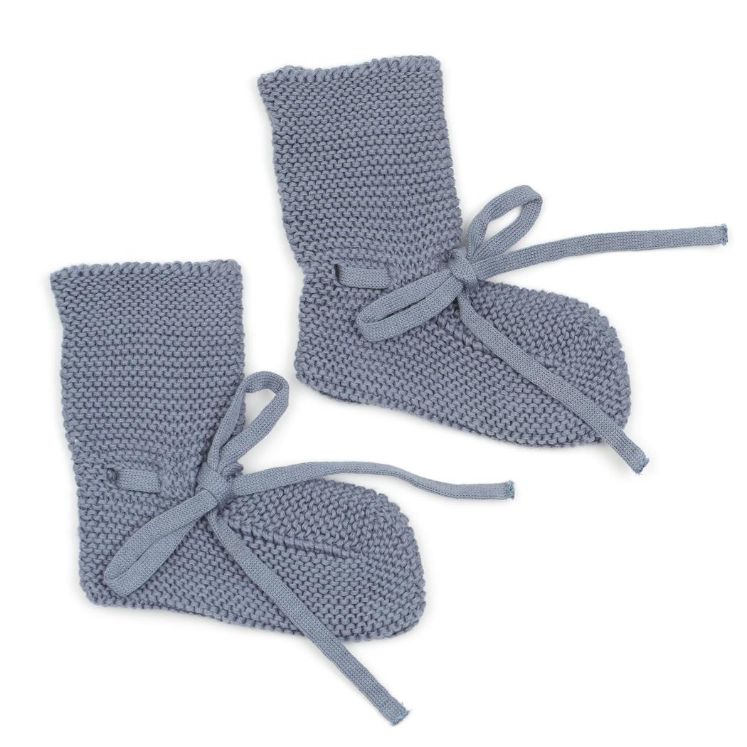 Blanket Beanie Booties Gift Set Blue