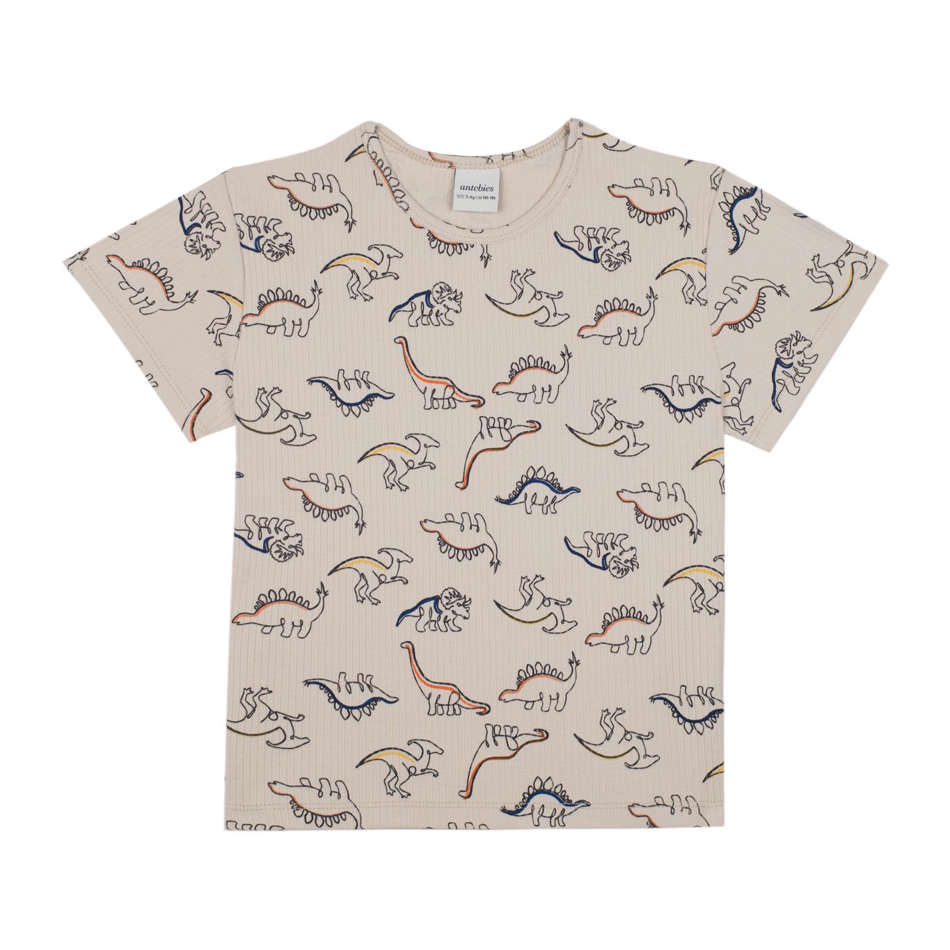 Dino Short Sleeve Pajamas