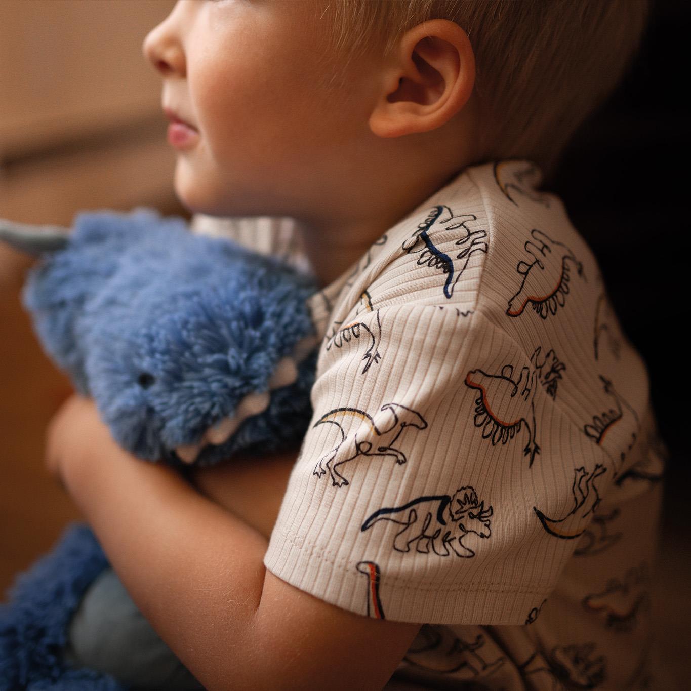 Dino Short Sleeve Pajamas