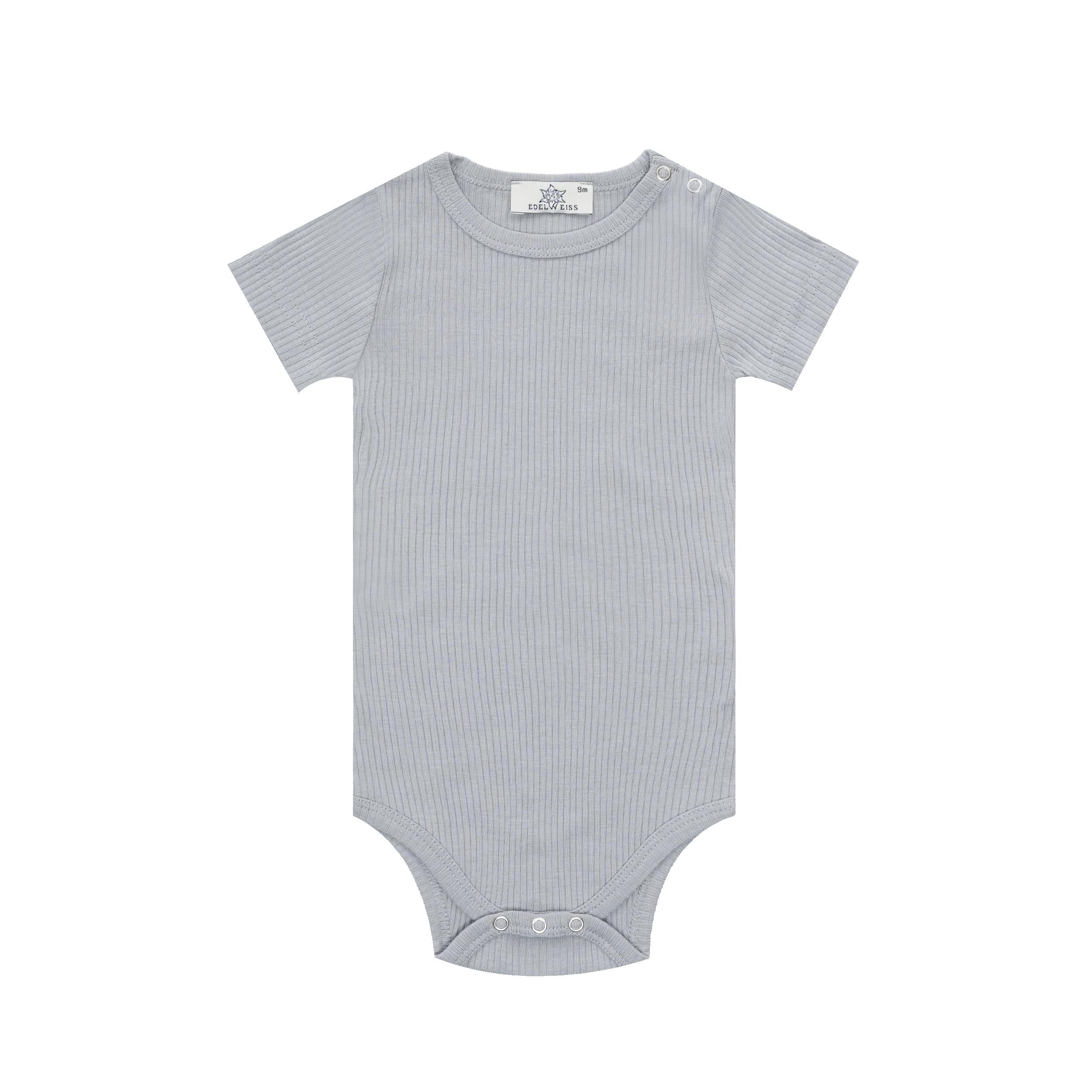 Edel Weiss Modal Fabric Half Sleeve Baby Girl Boy Bodysuit
