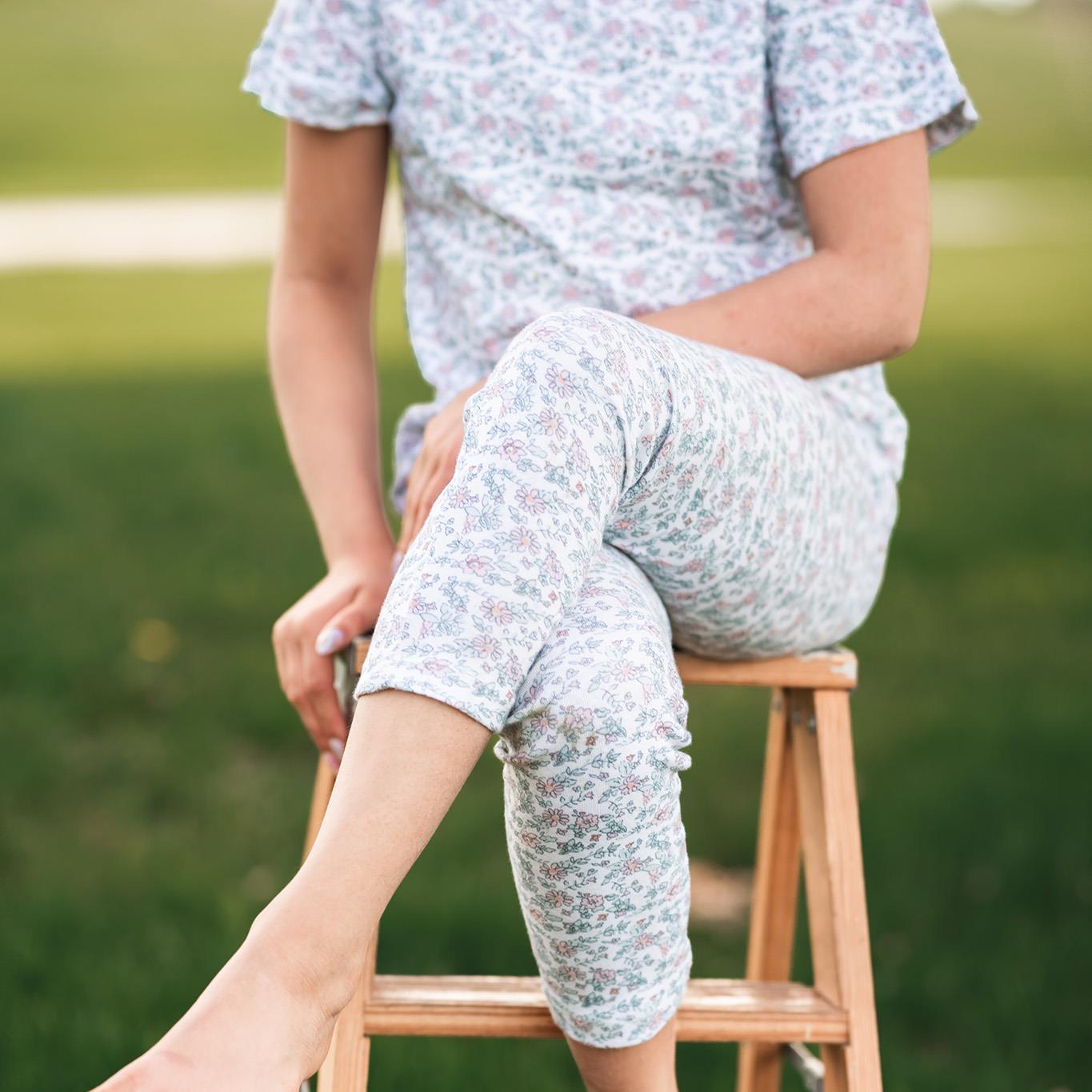 Wild Flowers Short Sleeve Pajamas