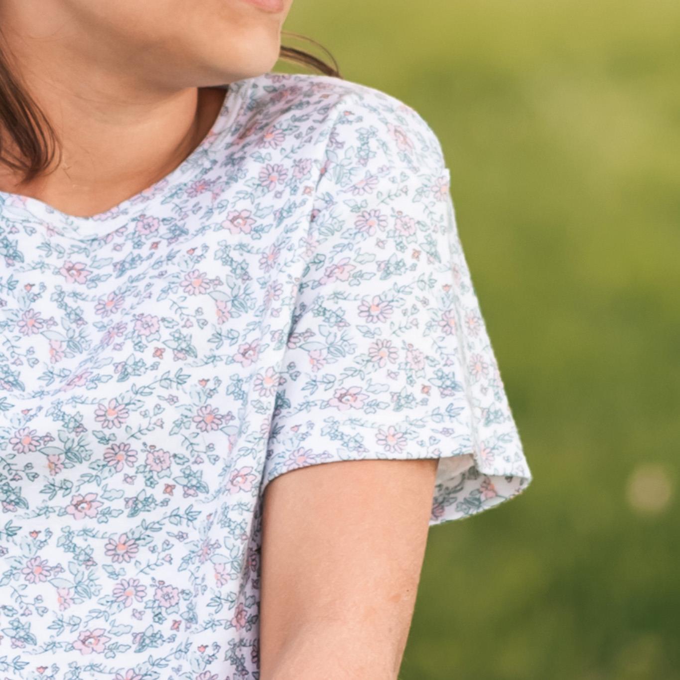 Wild Flowers Short Sleeve Pajamas