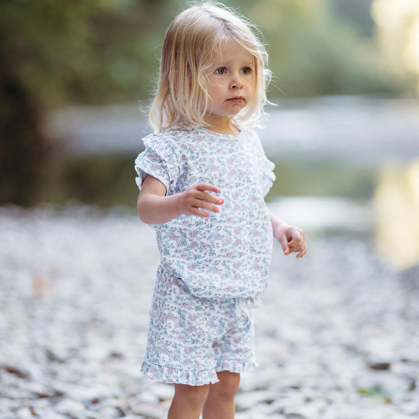 Wild Flowers Shorts Set