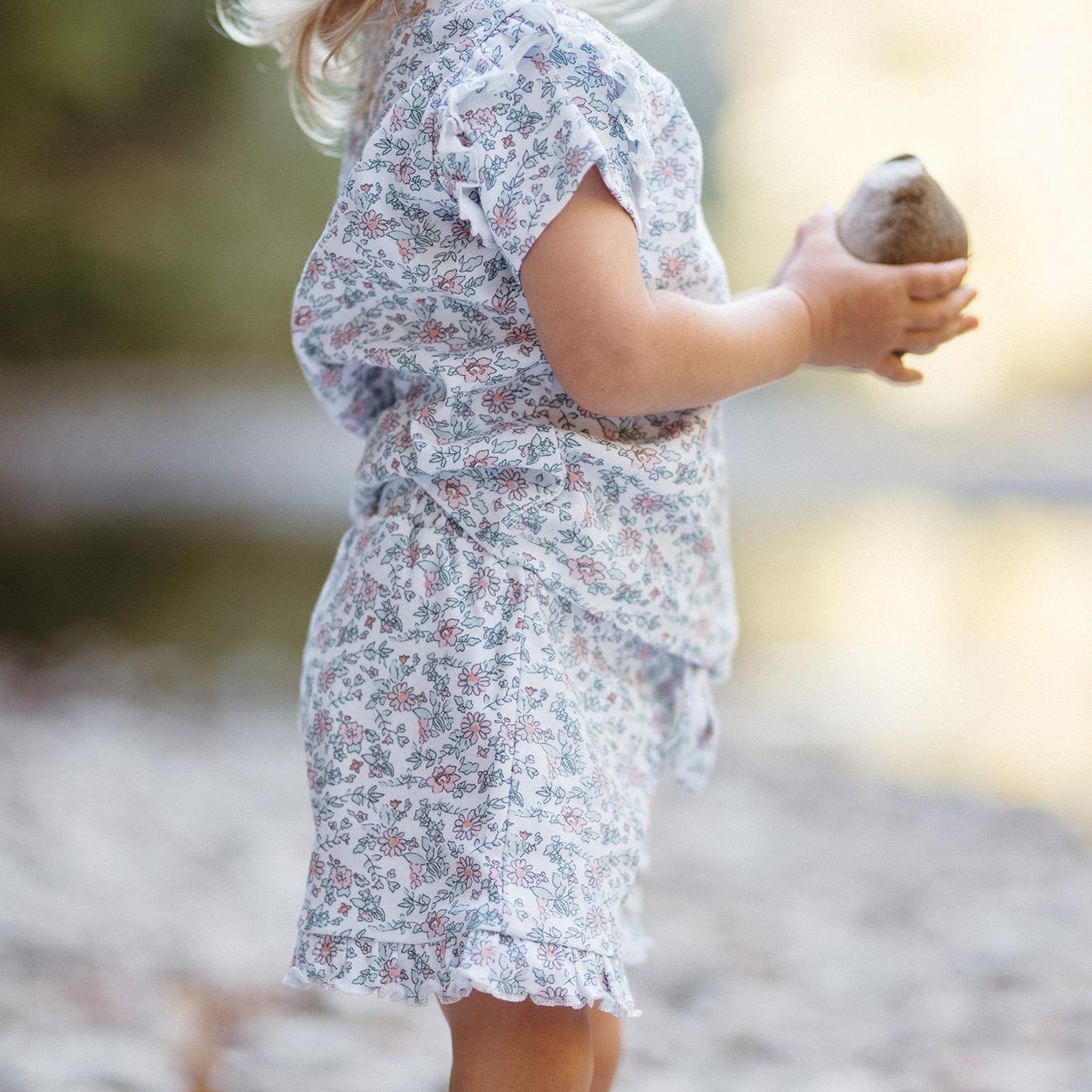 Wild Flowers Shorts Set