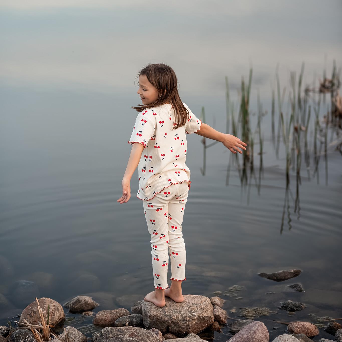 Cherry Short Sleeve Pajamas