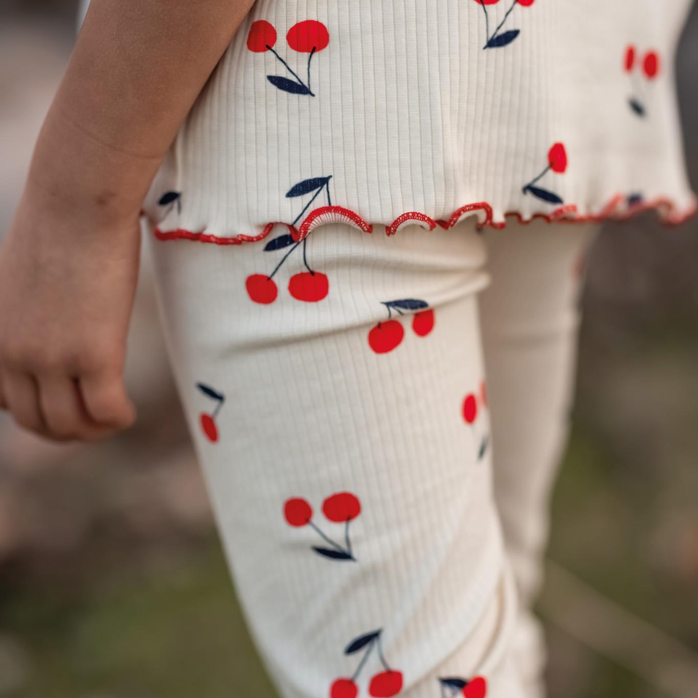 Cherry Short Sleeve Pajamas