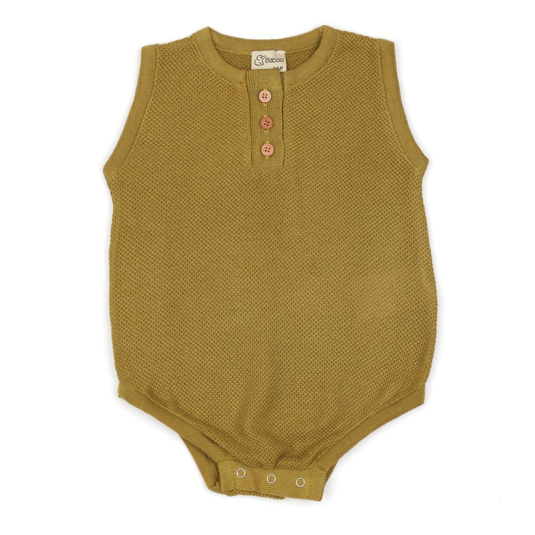 Sleeveless Summer Spring Baby Overalls Green