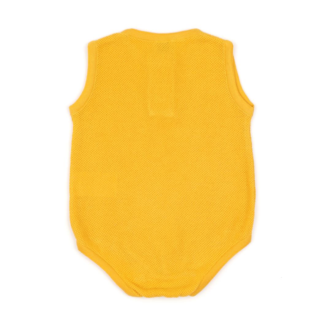 Sleeveless Summer Spring Baby Overalls Yellow