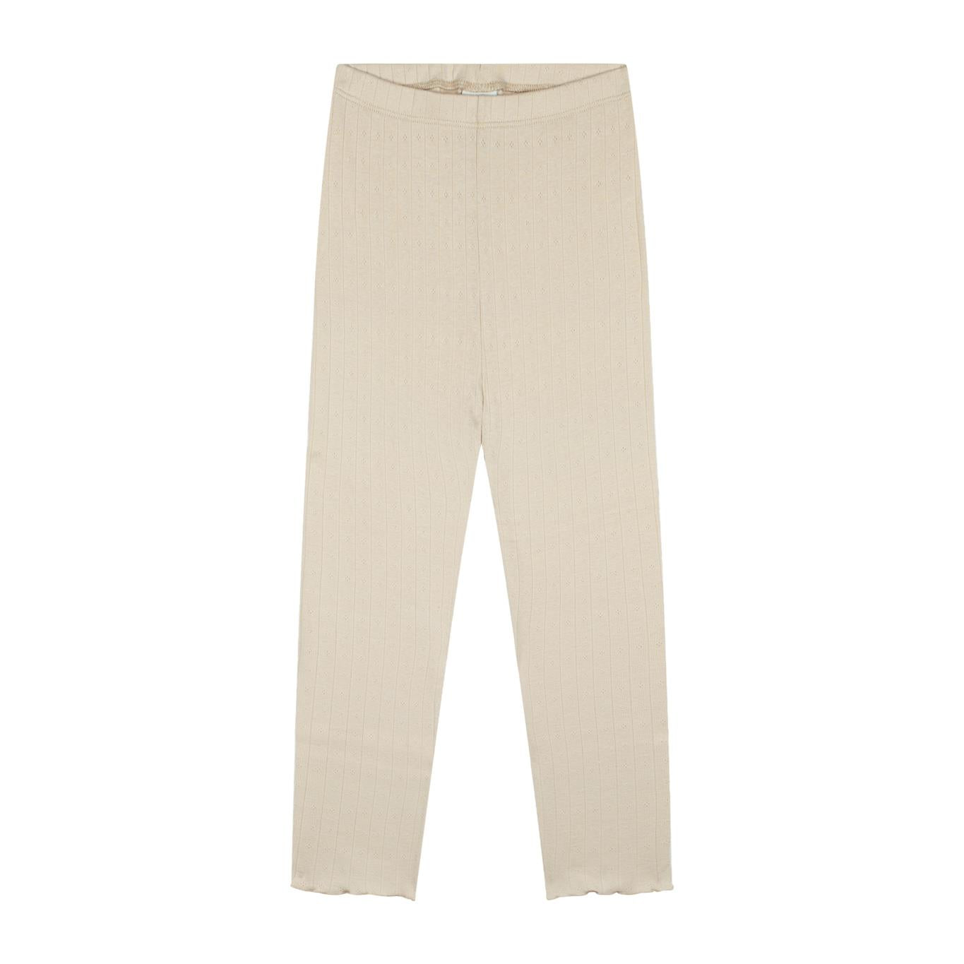 Cream Jacquard Long Sleeve Pajama Set