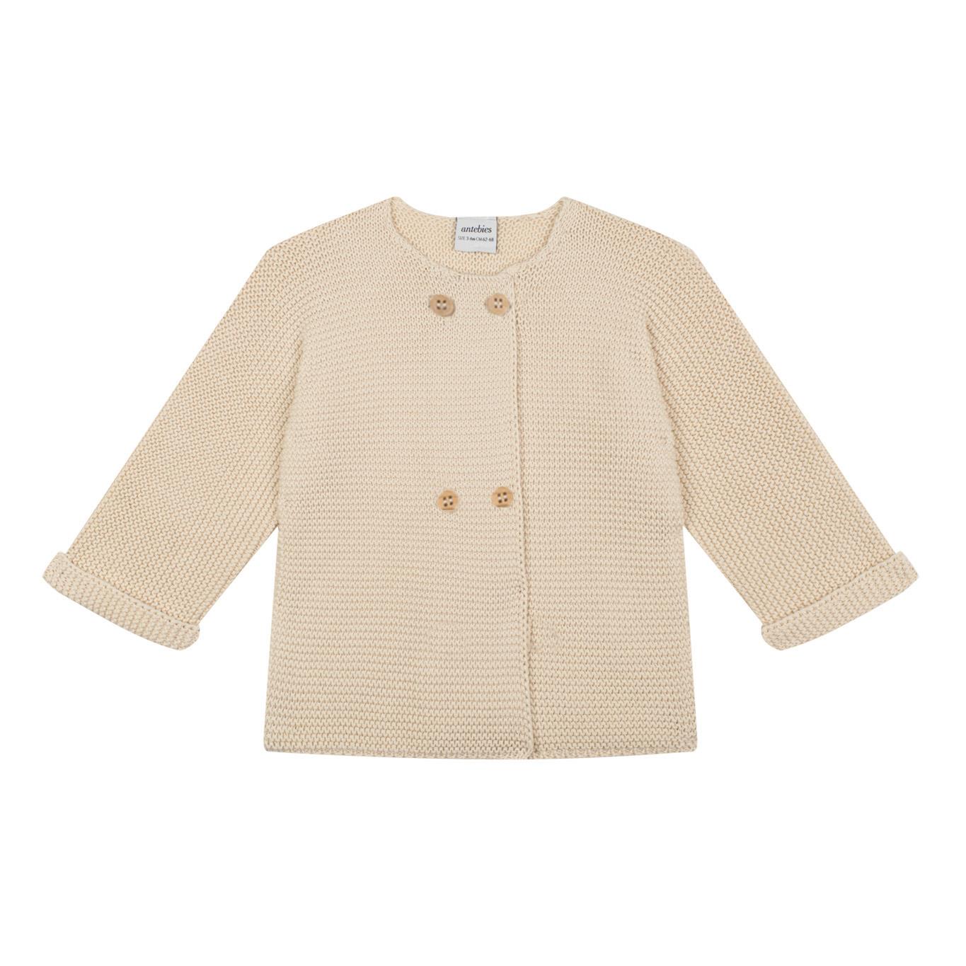 Cream Knitwear Jacket