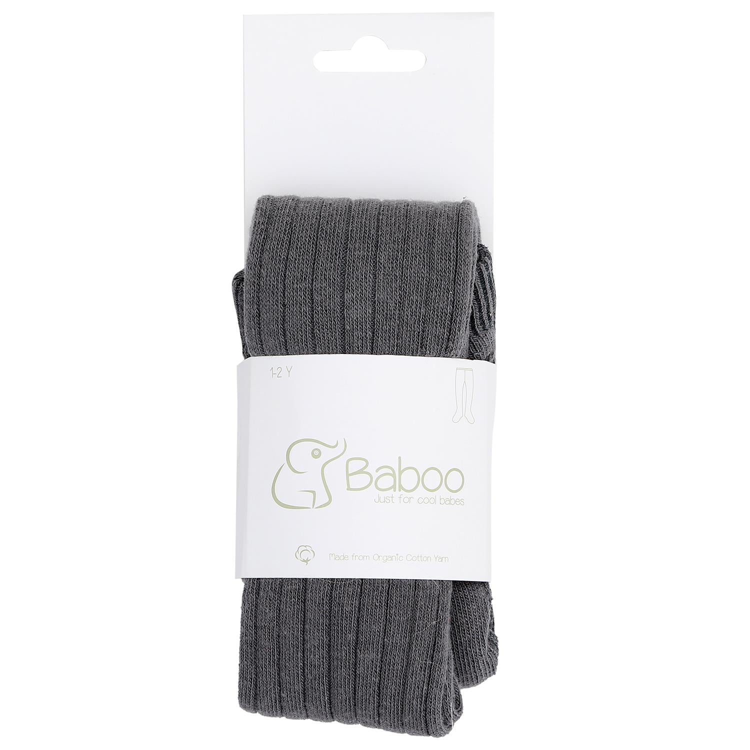 Organic Cotton Baby and Child Socks Grey