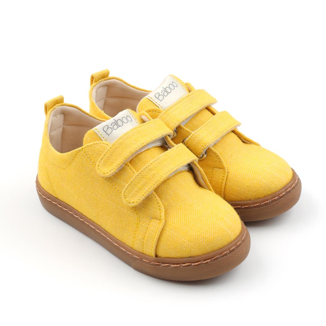 Fabric Sneakers Casual Baby and Kids Shoes Yellow