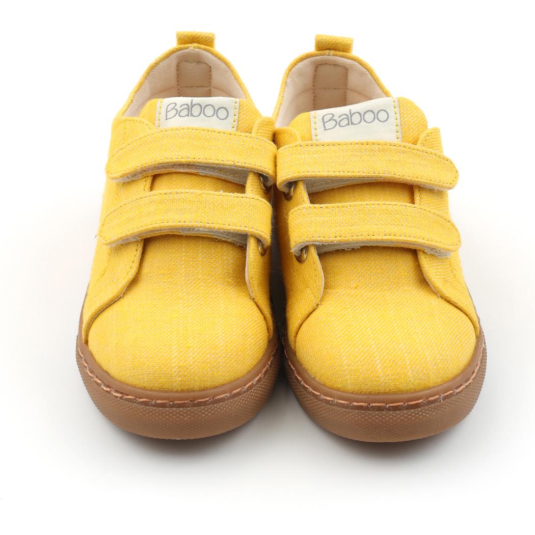 Fabric Sneakers Casual Baby and Kids Shoes Yellow