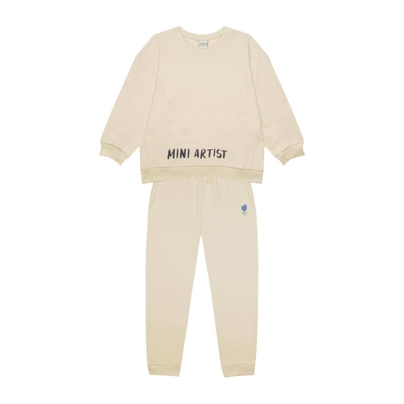 "Mini Artist" Sweatshirt Tracksuit Set
