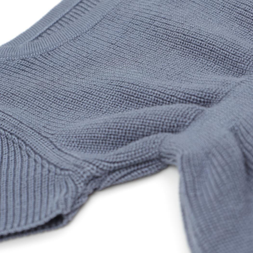 Organic Cotton Baby and Child Knitted Dress Blue