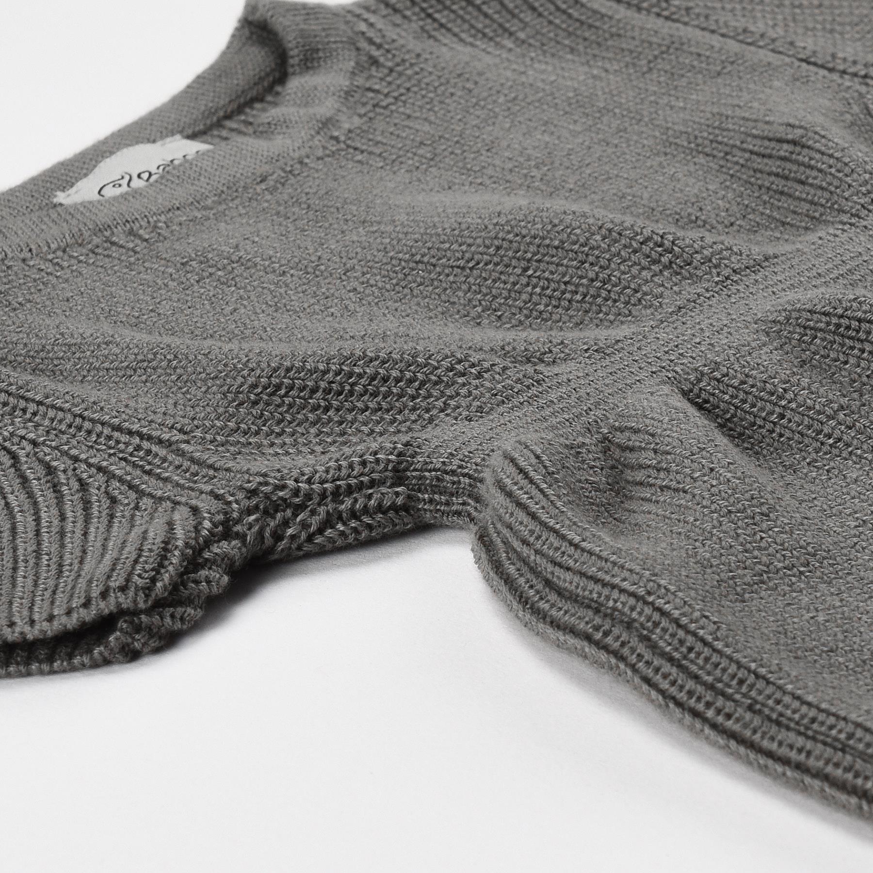 Organic Cotton Baby and Child Knitted Dress Gray