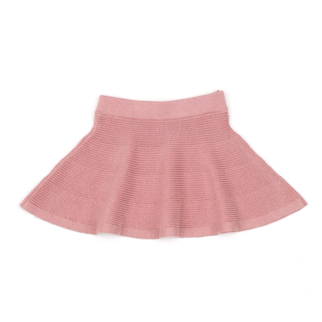 Organic Cotton Baby and Child Knitted Skirt Pink