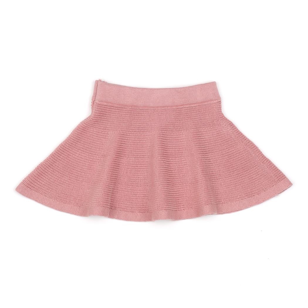 Organic Cotton Baby and Child Knitted Skirt Pink