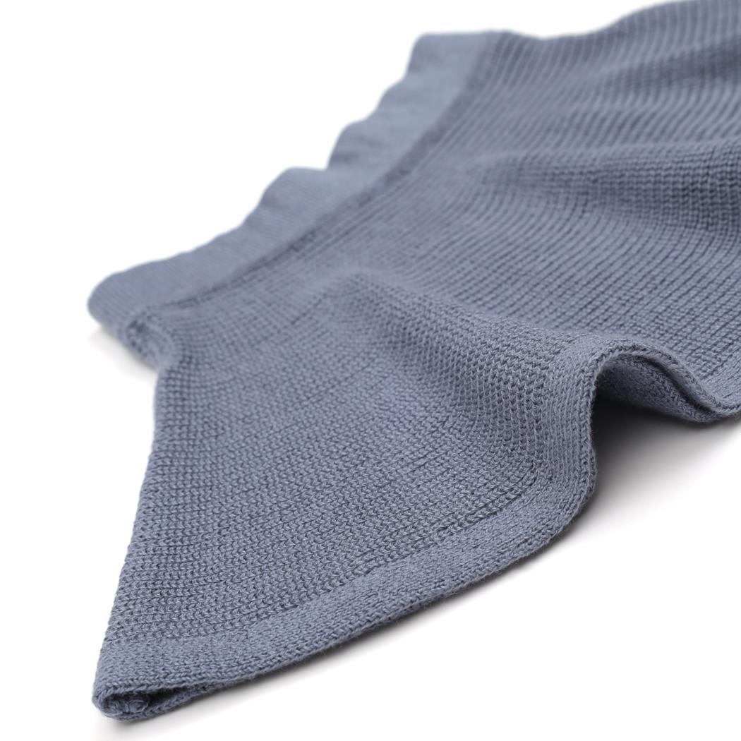 Organic Cotton Baby and Child Knitted Skirt Blue