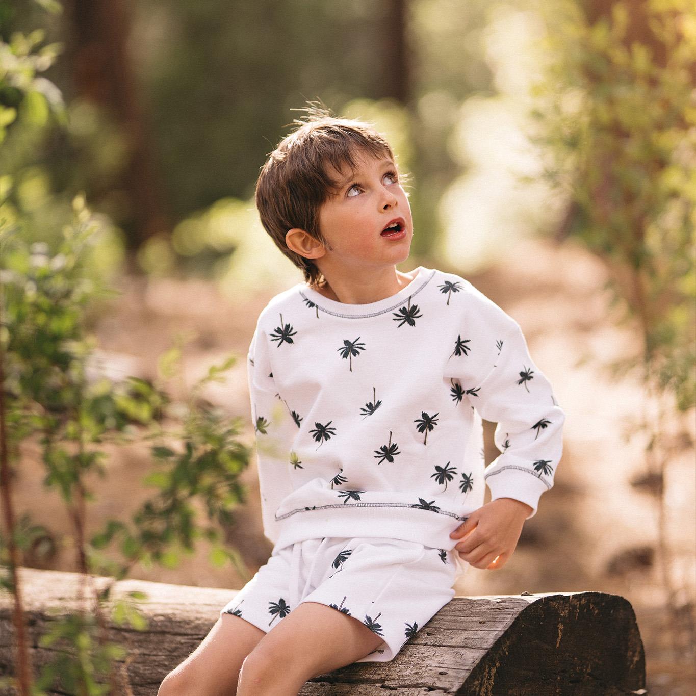 Palmiye Sweatshirt Shorts Set
