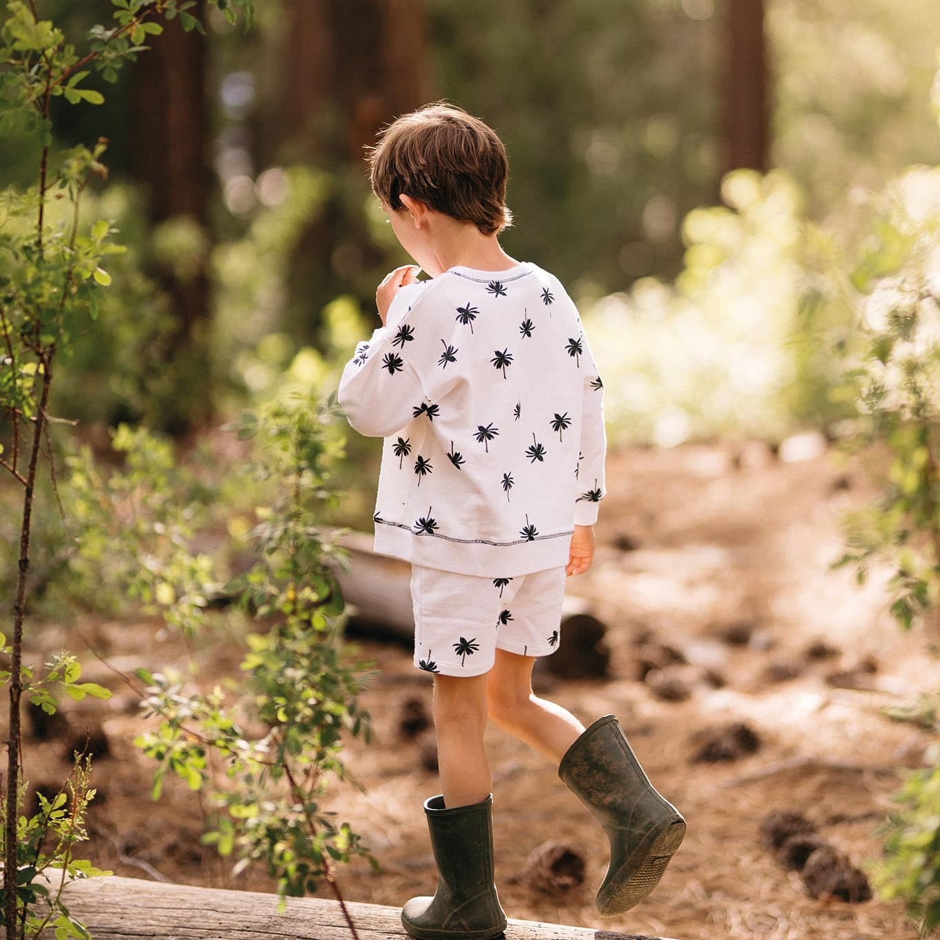Palmiye Sweatshirt Shorts Set