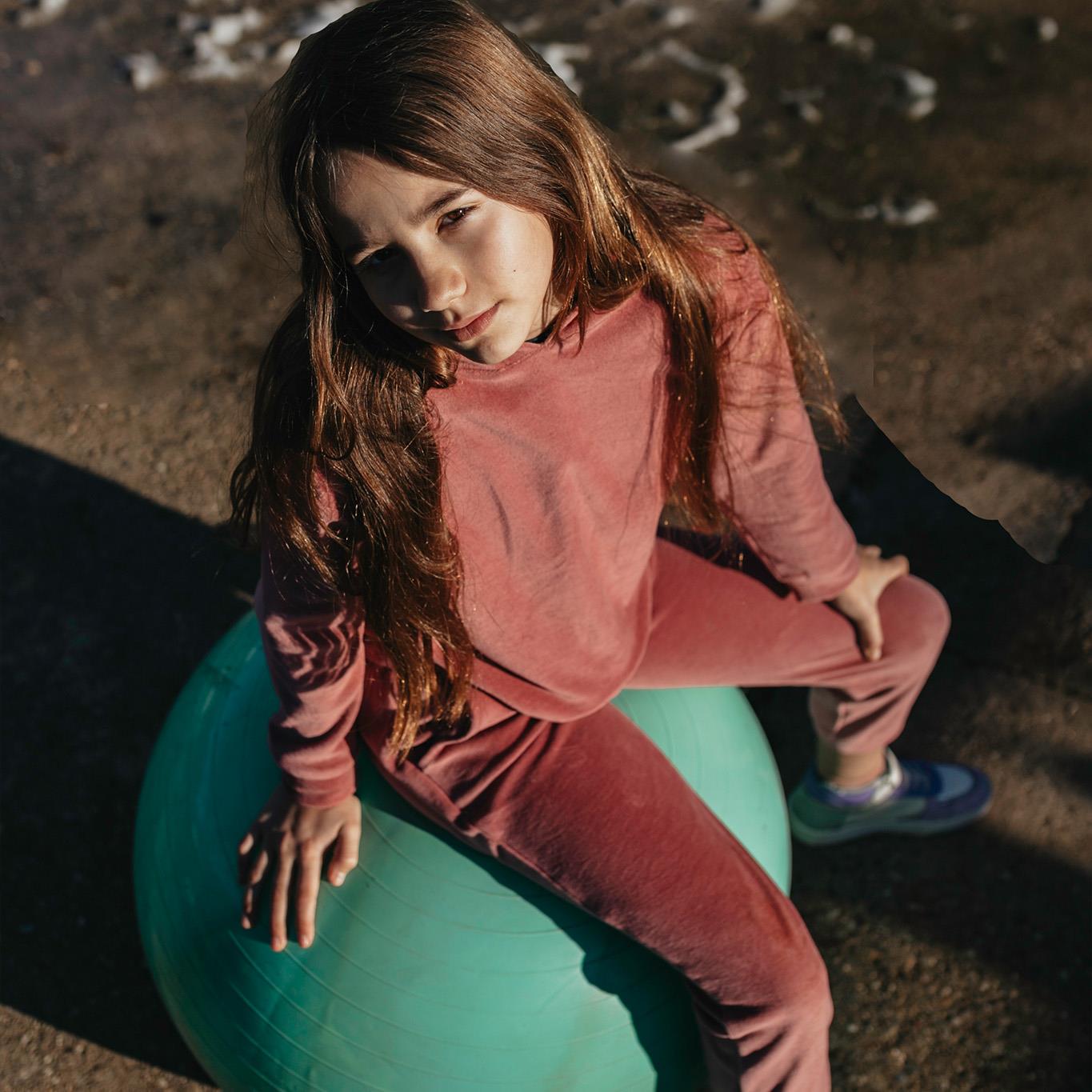 Pink Velvet Hooded Tracksuit Set