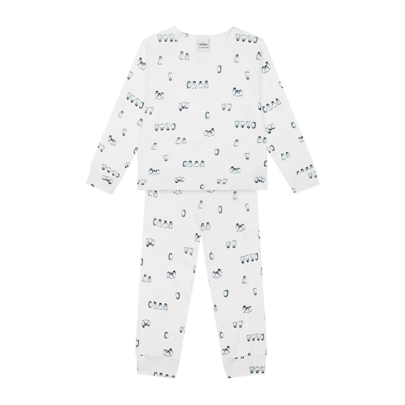 Penguin Island Long Sleeve Pajama Set