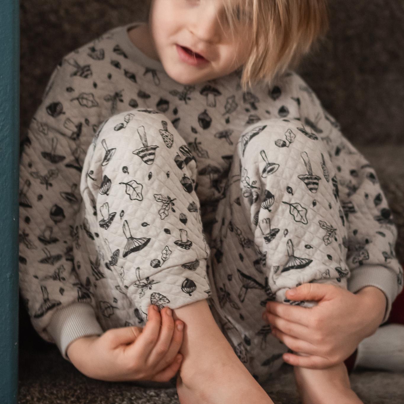 Autumn Mushrooms Quilted Tracksuit