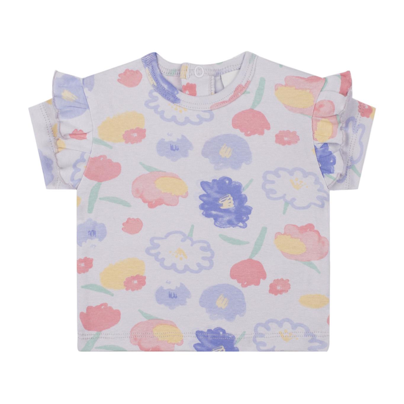 Watercolor Floral Shorts Set