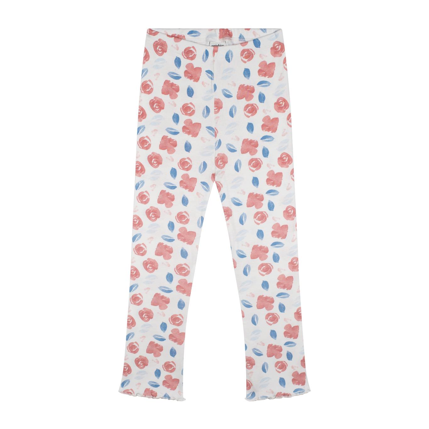 Watercolor Flower Sweatshirt Tights Set