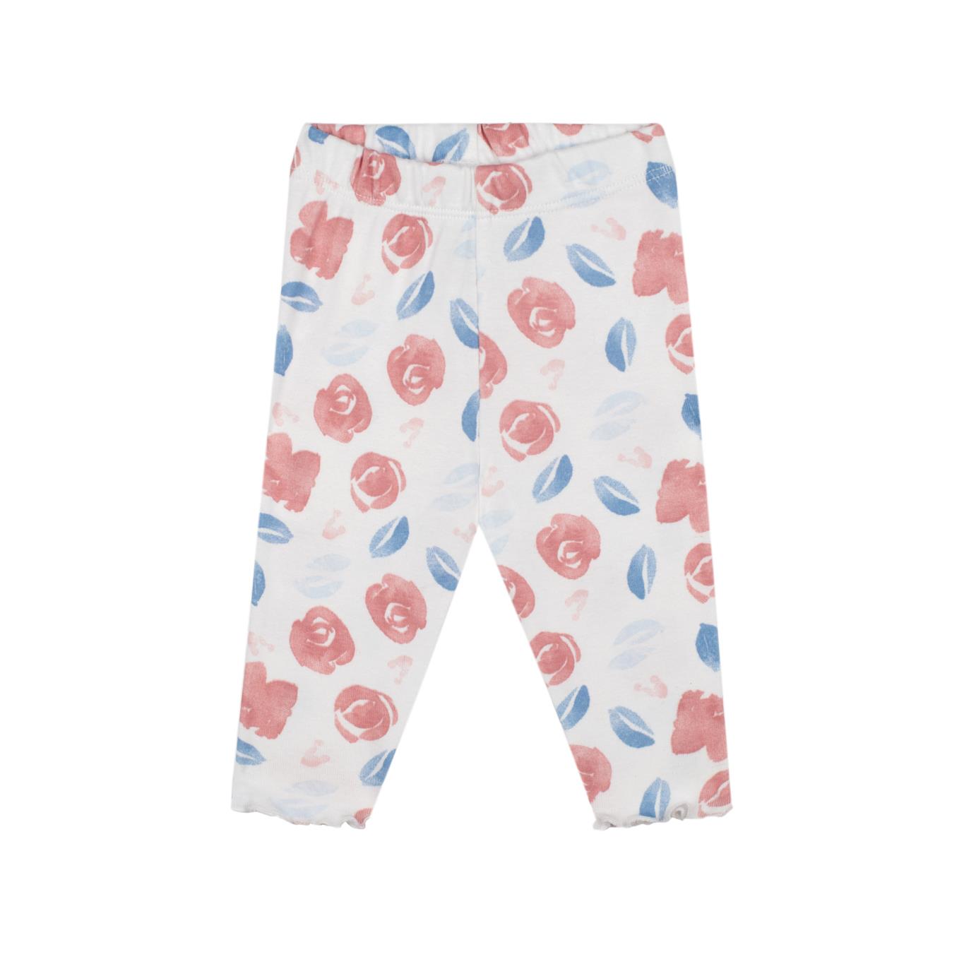 Watercolor Floral Sweatshirt and Tights Set