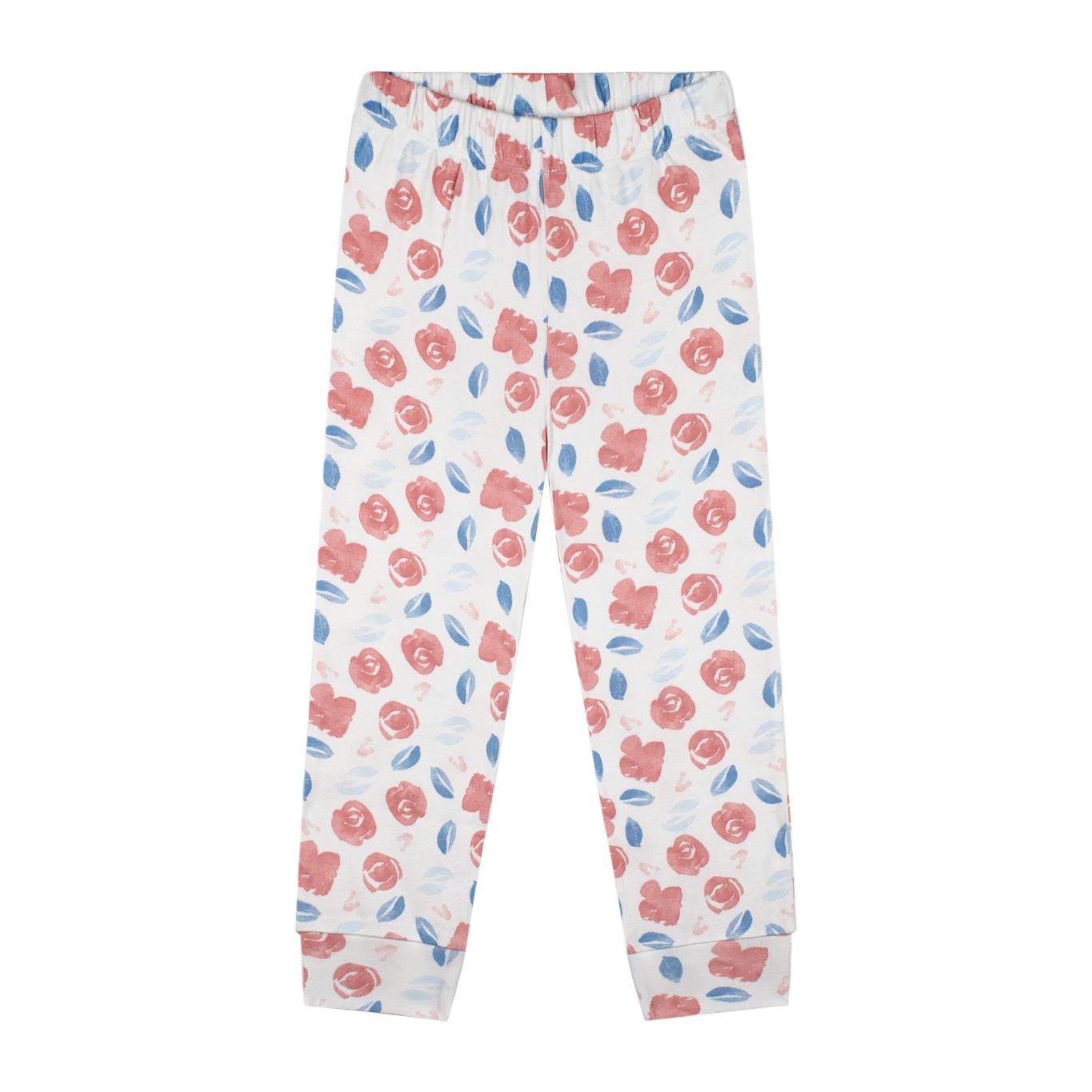 Watercolor Floral Long Sleeve Pajama Set