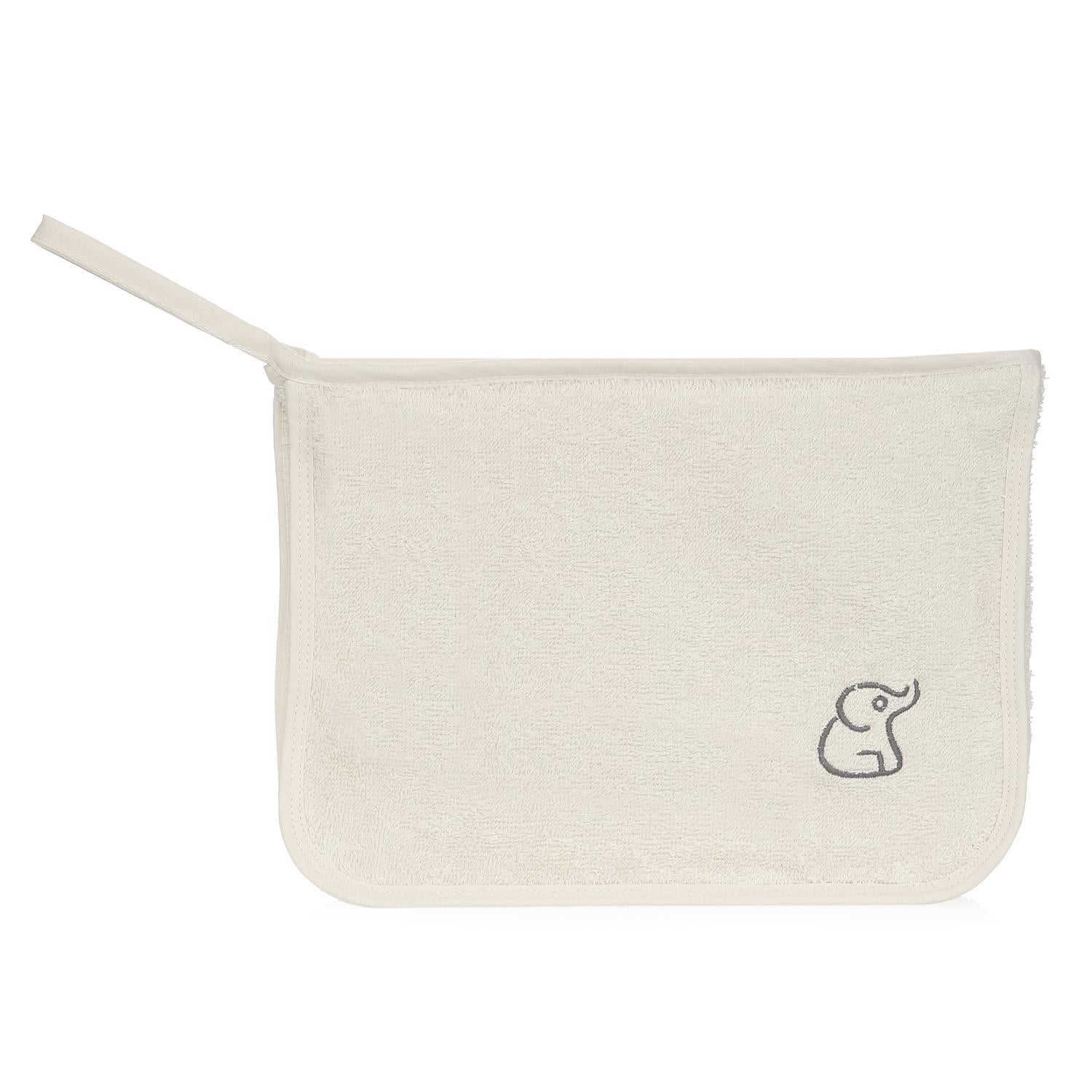 Rabbit Blanket Organizer Bag Gift Set Cream