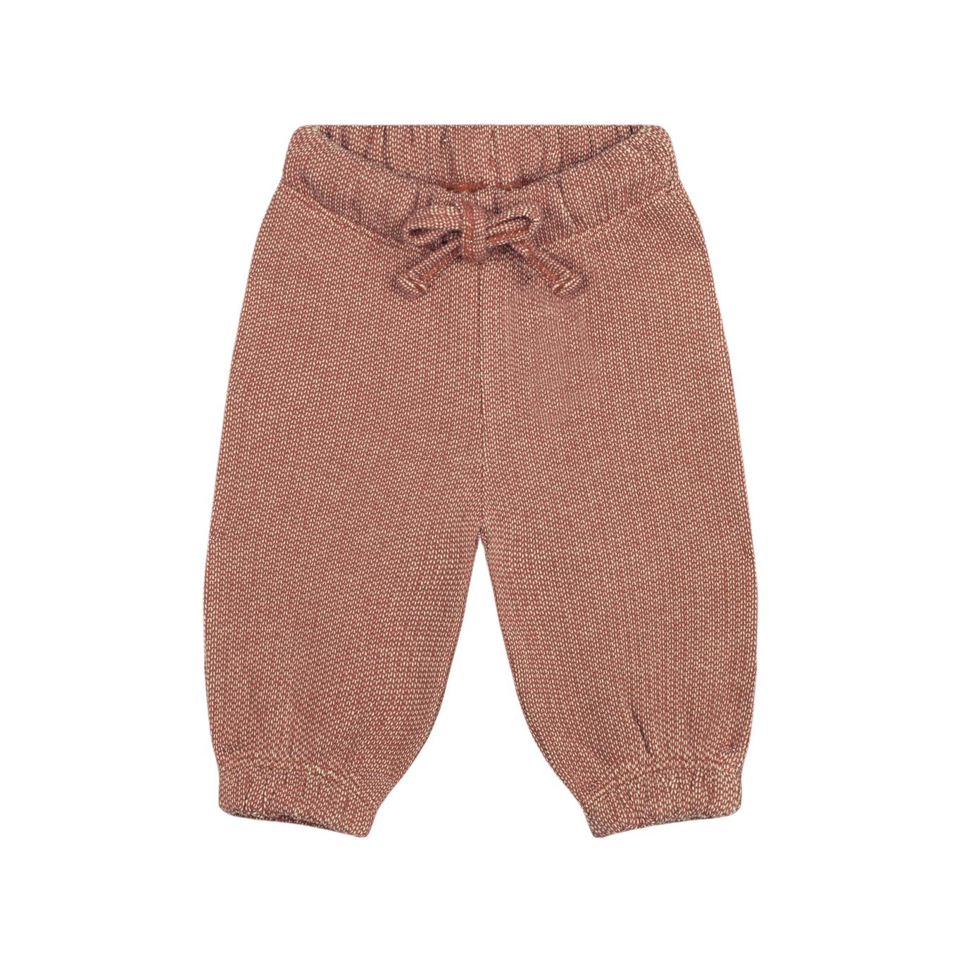 Orange Futter Bear Ear Sweatshirt Trousers Set