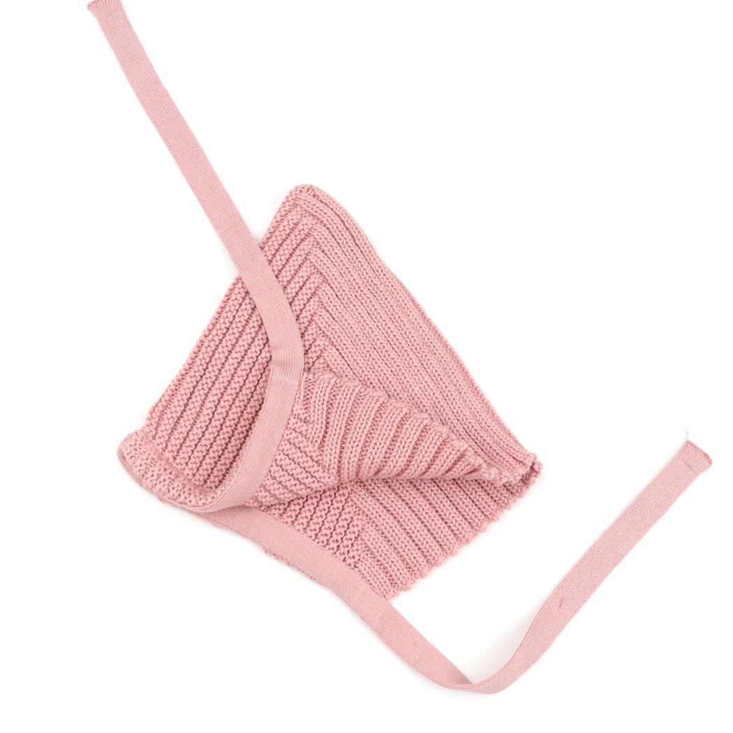 Waffle Swaddle Blanket Beanie Booties Gift Set Pink