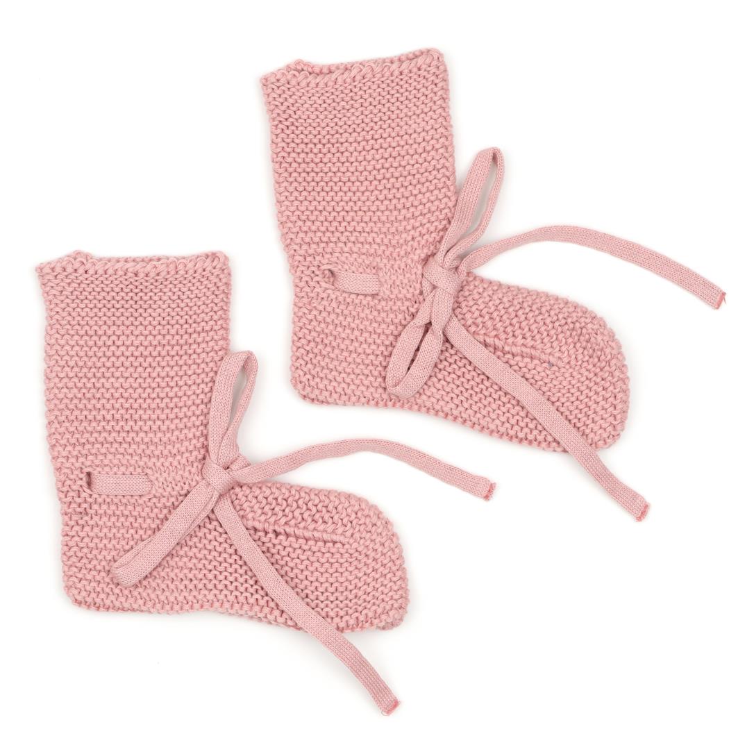 Waffle Swaddle Blanket Beanie Booties Gift Set Pink